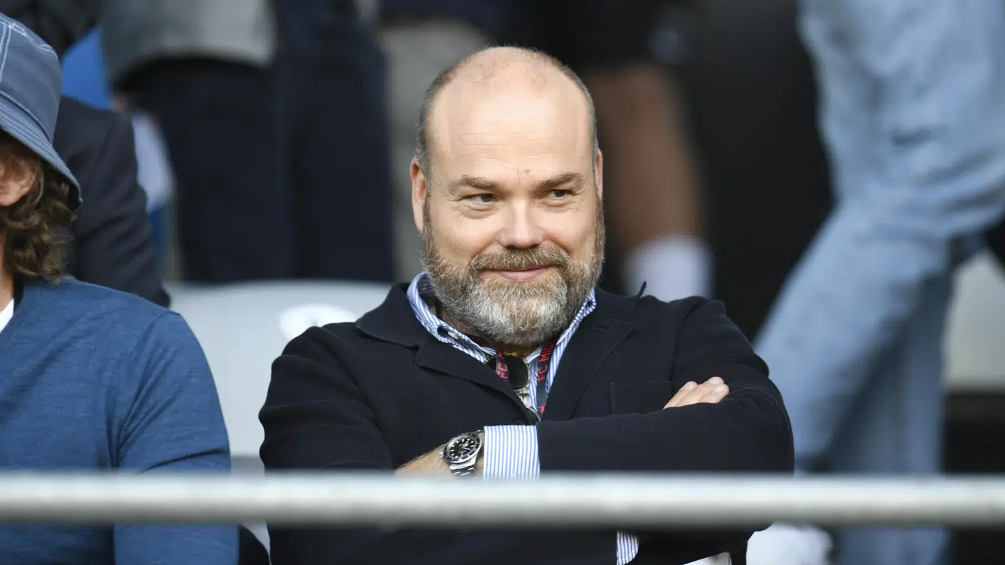 Anders Holch Povlsen på MCH Arena til kamp mellem FCM og FCK.