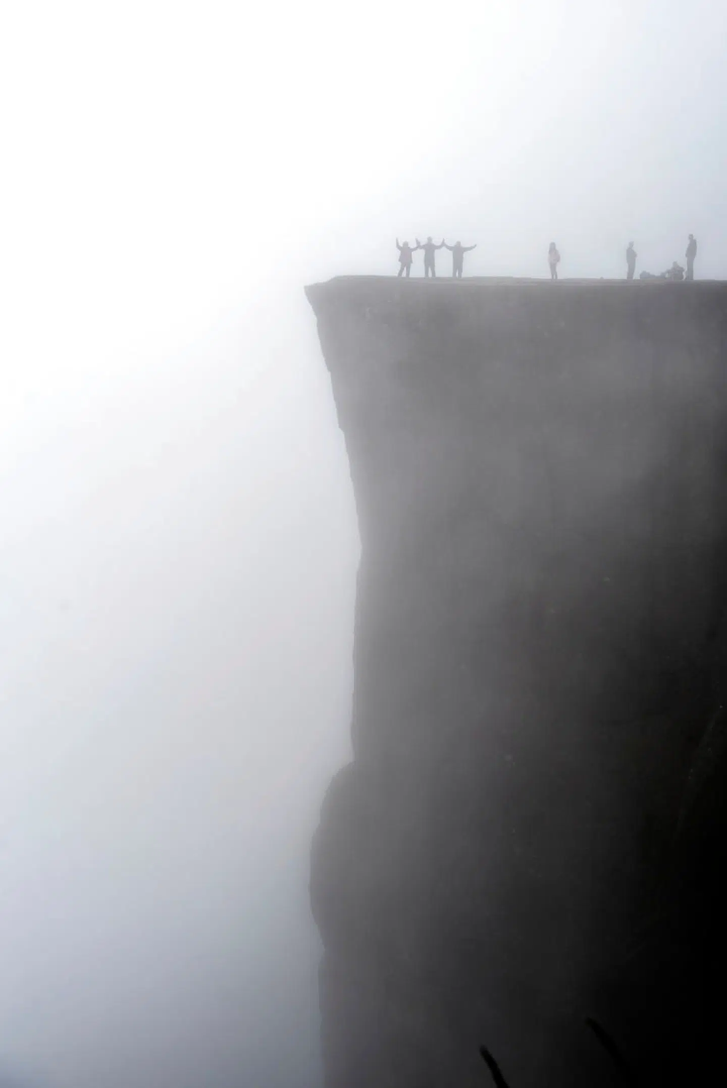 Arkivfoto fra Preikestolen.