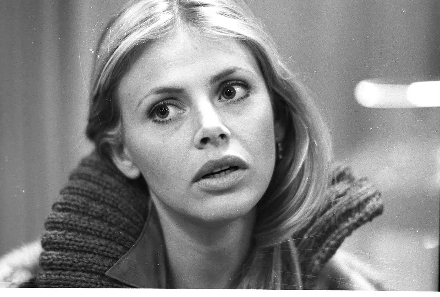 Skuespillerinden Britt Ekland som ung.