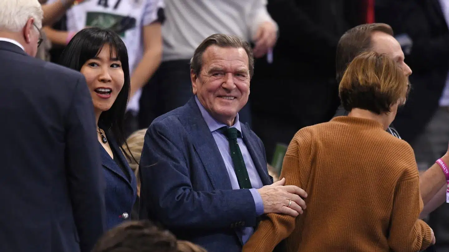 Gerhard Schröder med konen Soyeon Kim