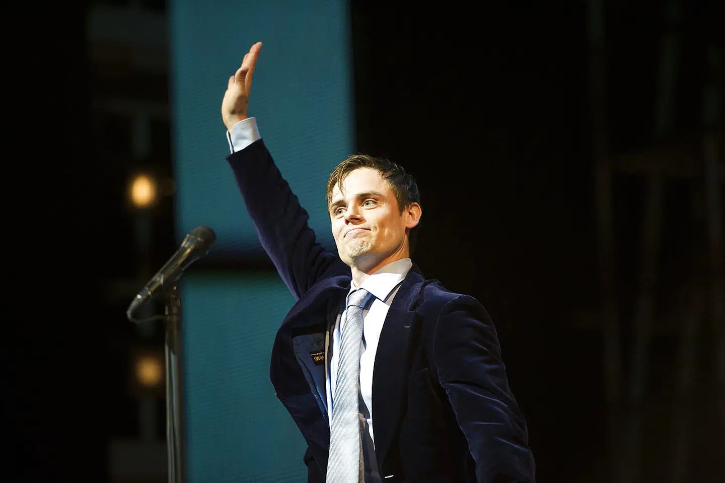 Julie Steinckes bedste ven, Henrik Lund, som hun har fået børn med. Her ses han med Reumert-uddelingen i 2012, hvor han vandt prisen som Bedste mandlige birolle for 'Singin' in The Rain'.