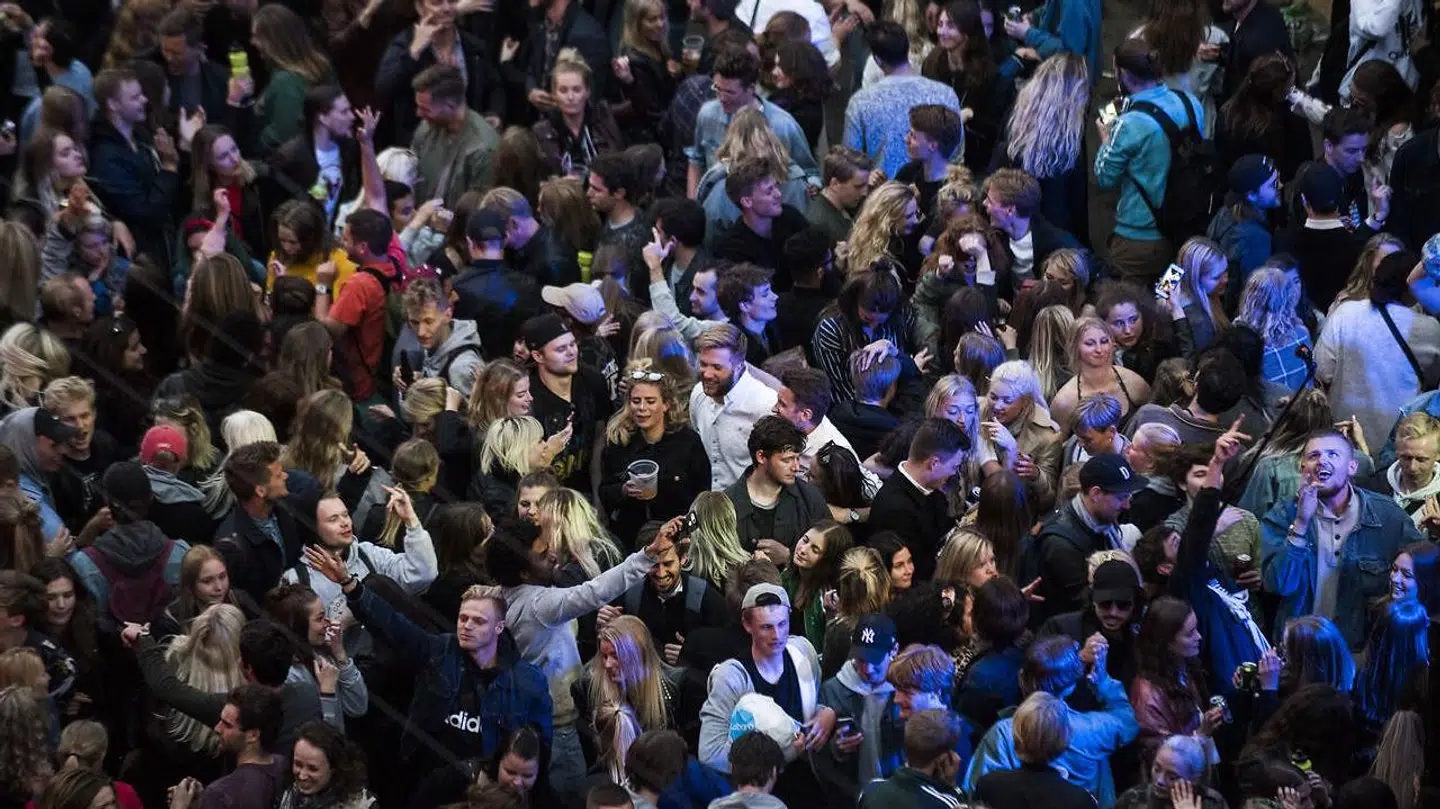 Sådan plejer der at se ud i de københavnske gader under gadestivallen Distortion. Foto: Ida Marie Odgaard/Ritzau Scanpix