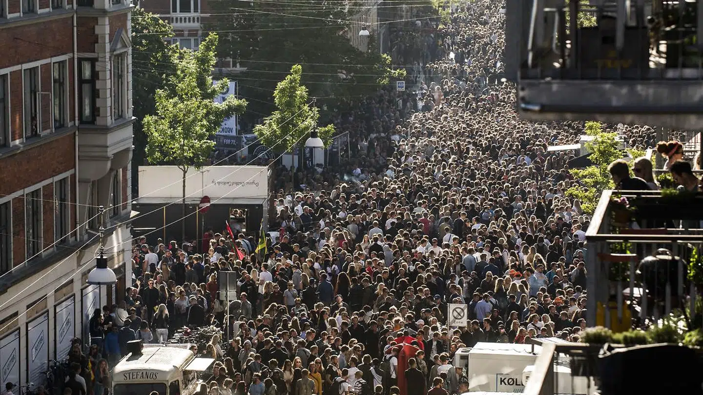 Festivallen har været afholdt 21 gange, og der har de seneste år været omkring 100.000 deltagere dagligt. Foto: Ida Marie Odgaard/Ritzau Scanpix