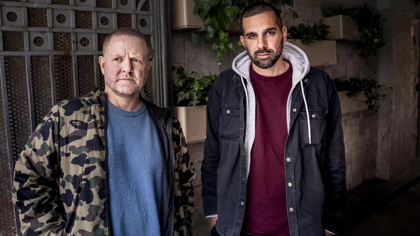 Anders Matthesen og Zaki Youssef medvirker i den nye Afdeling Q-film, Marco Effekten. Liselotte Sabroe/Ritzau Scanpix