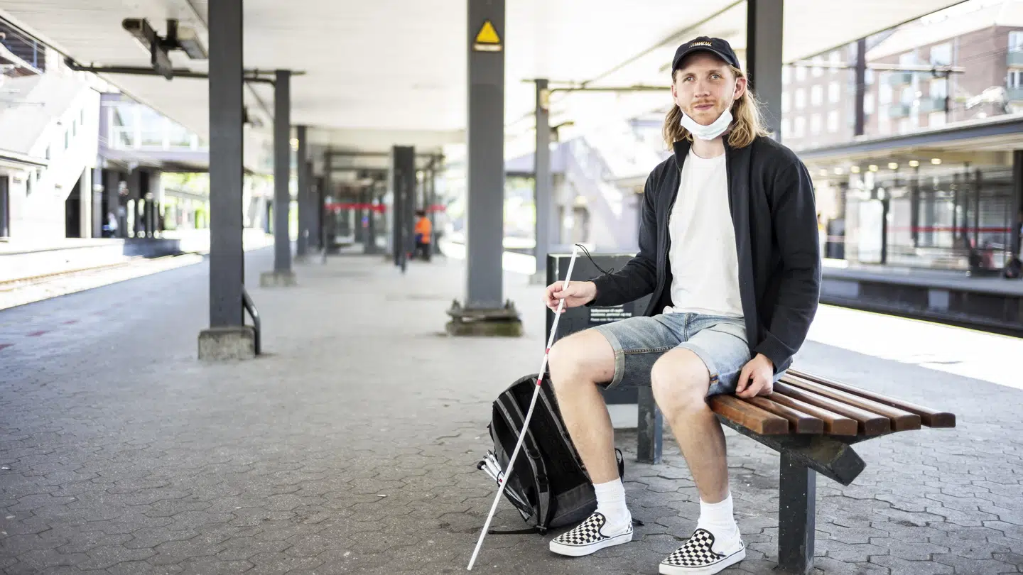 Nicklas Aagaard på Valby Station.