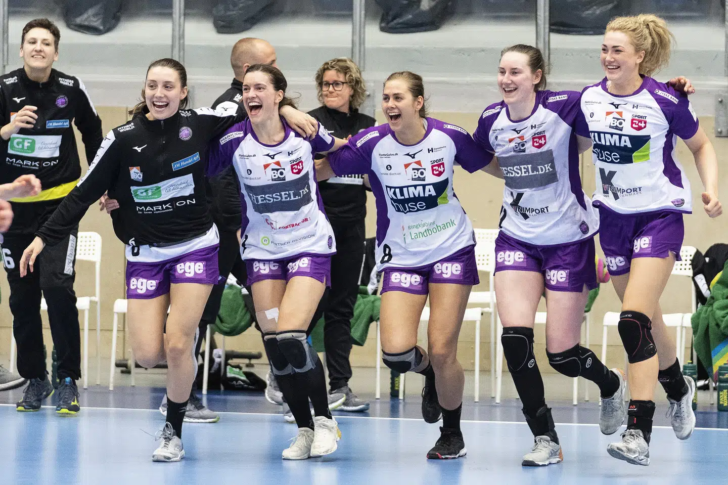 Herning-Ikast kunne juble over bronzemedaljer. (Arkivfoto) John Randeris/Ritzau Scanpix