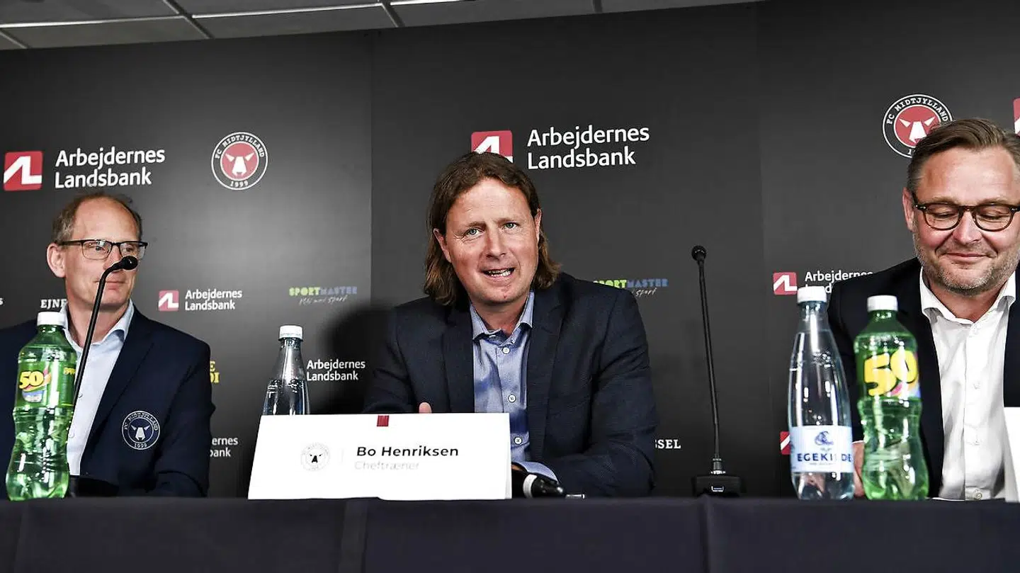 Bo Henriksen er ny cheftræner i Midtjylland.