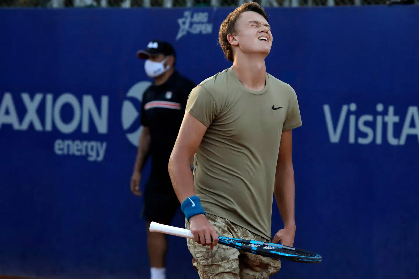 Holger Rune tabte til Gastao Elias i finalen. (Arkivfoto) Oscar Roberto Castro/Ritzau Scanpix