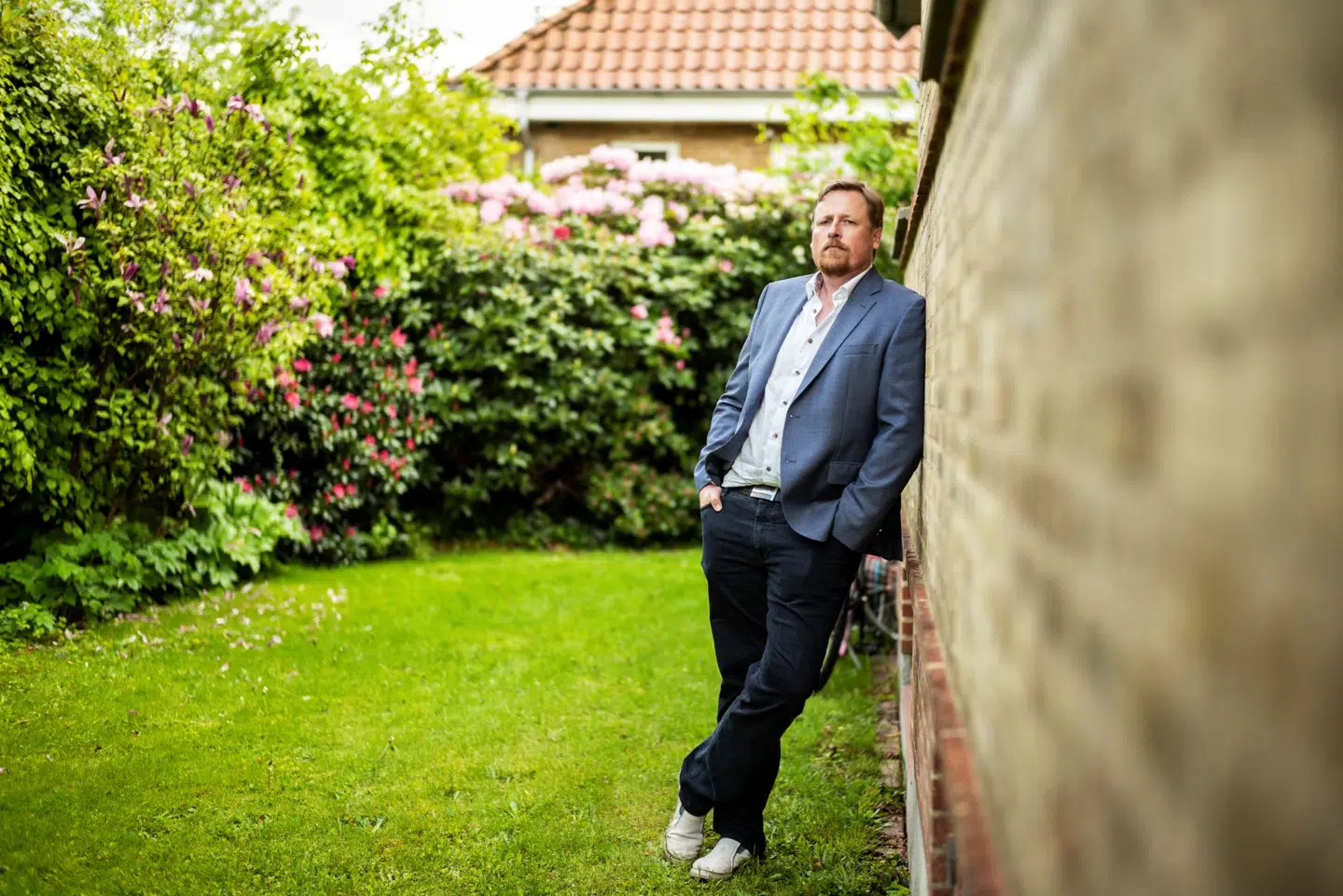 Rasmus Kristensen i sin baghave.