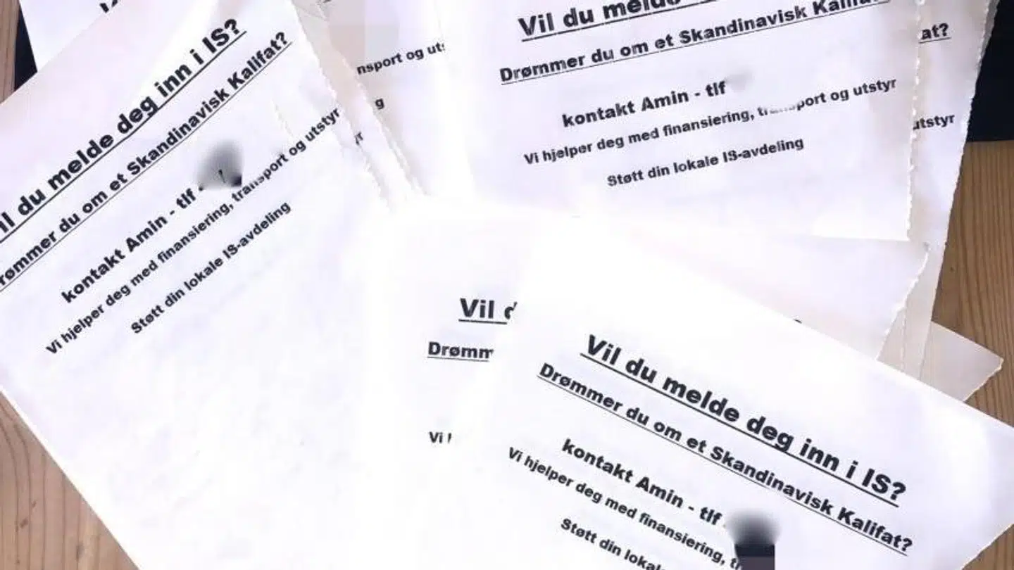 Henrette fandt sit nummer på en flyer, der tilbød folk at blive medlem af IS.