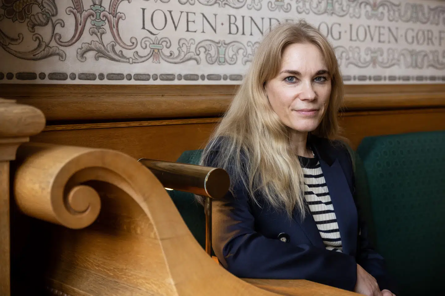 Forfatter og journalist Anne Sofie Kragh er aktuel med bogen 'Det første år', hvor hun har fulgt Mette Frederiksen på nærmeste hold. Foto: Jacob Crawfurd/Byrd.