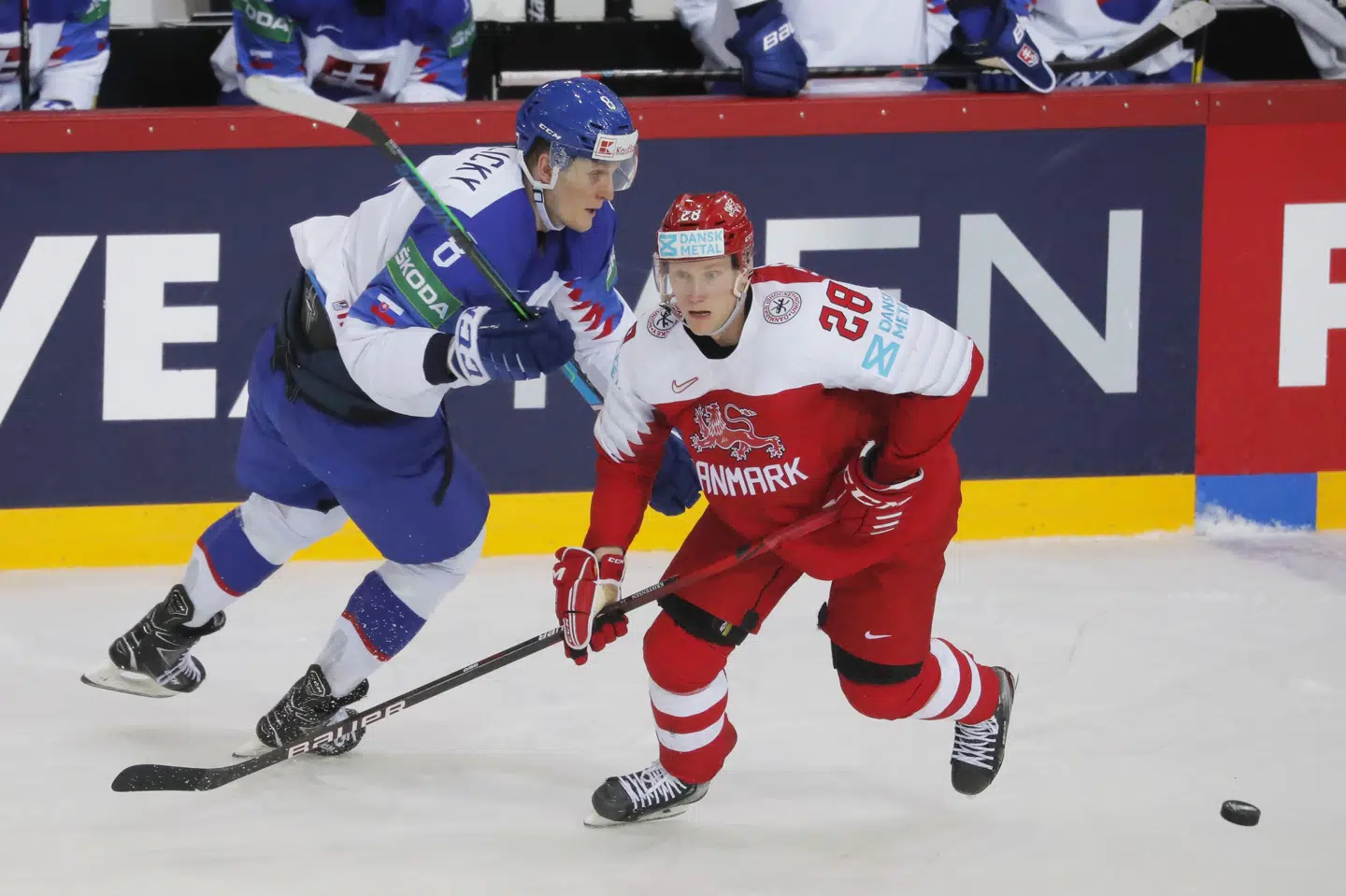 Emil Kristensen fornemmede, at det danske hold fik bedre og bedre fat, som kampen skred frem. Vasily Fedosenko/Reuters