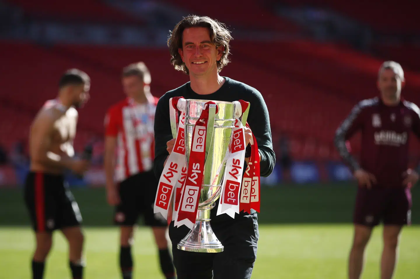 Brentford er for første gang i klubbens historie i Premier League, og det bør være en inspiration for mange klubber i verden, mener Thomas Frank. Matthew Childs/Ritzau Scanpix
