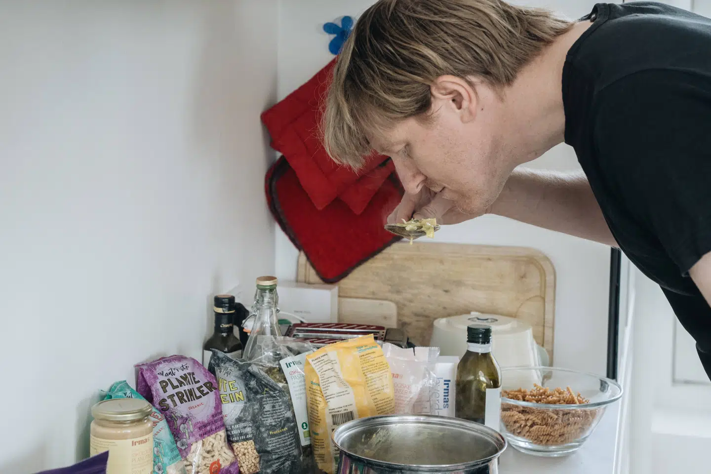 Rune-Christoffer er opvokset i en familie, hvor der kun blev serveret vegetarmad.