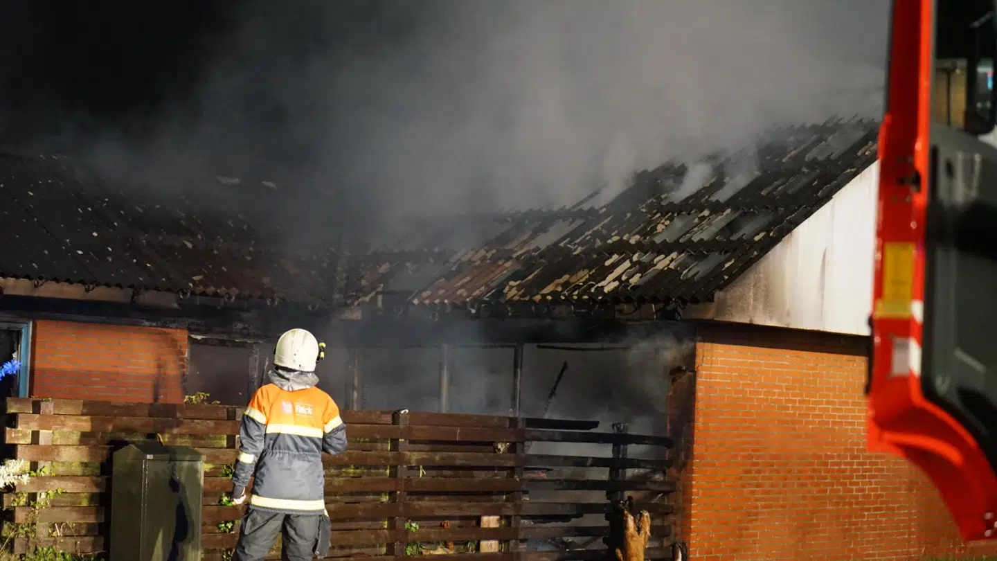 Skaderne på huset var store.