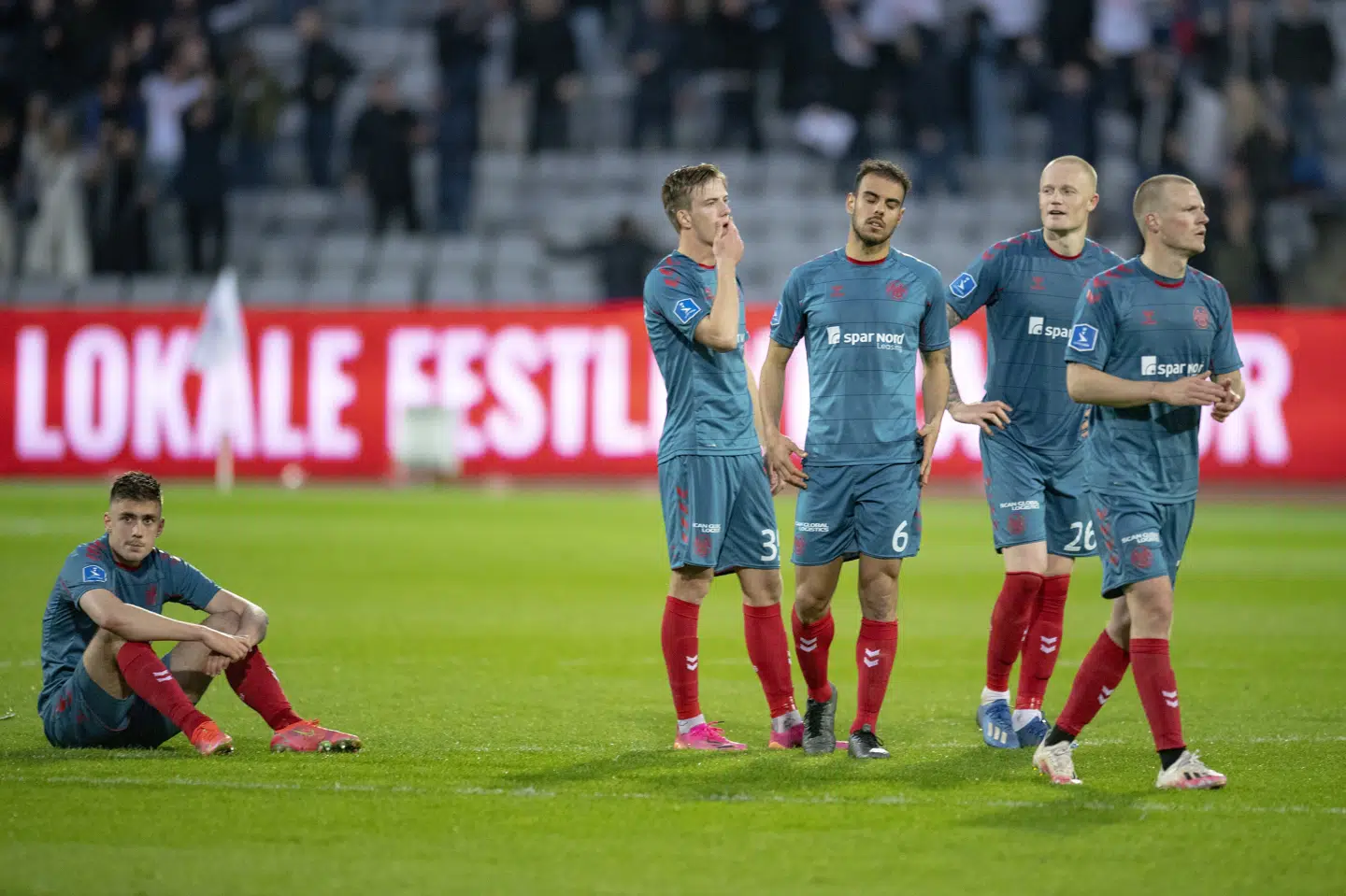 AaB-spillerne havde trænet straffespark i to dage op til kampen, men endte alligevel med at misbruge tre ud af fire forsøg i dramaet mod AGF. Bo Amstrup/Ritzau Scanpix