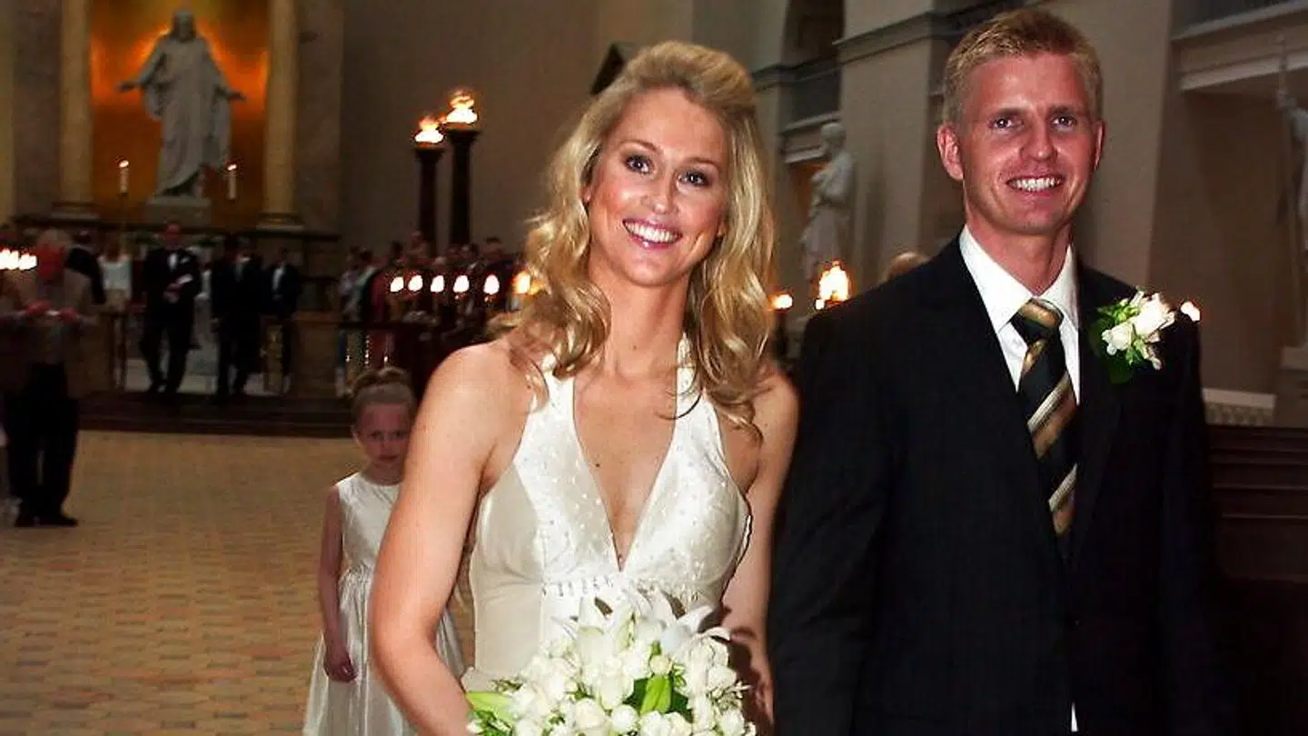 Camilla Martin og Lars Nygaard blev gift i maj 2005 i Vor Frue Kirke.