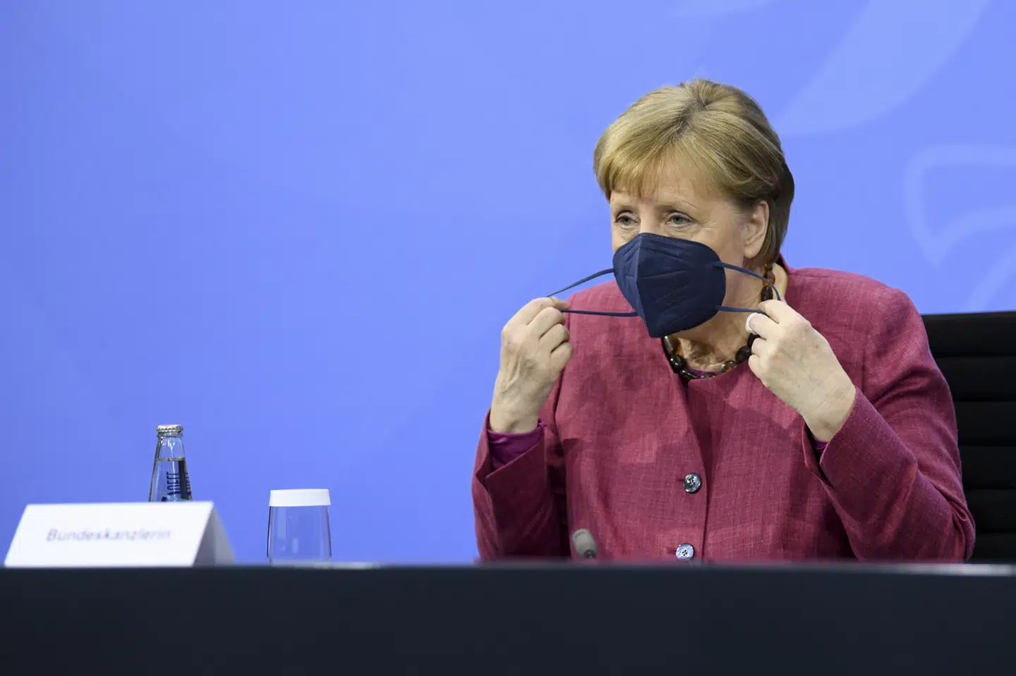 Forbundskansler Angela Merkel og Tysklands delstatsledere vil have børn på 12 år eller ældre vaccineret allerede fra juni (Arkivfoto). Annegret Hilse/Ritzau Scanpix
