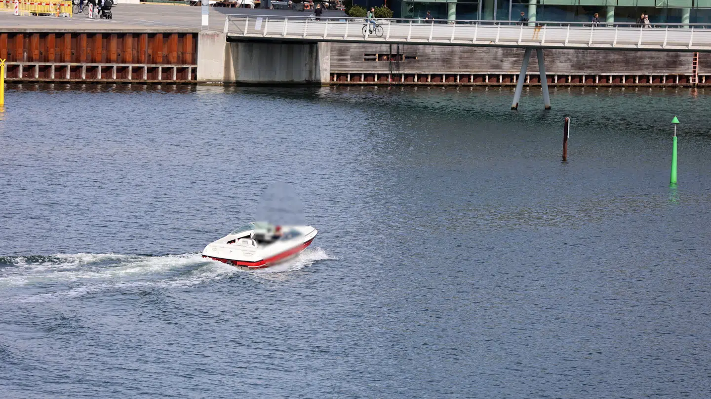 Båd i Københavns Havn. Privatfoto.