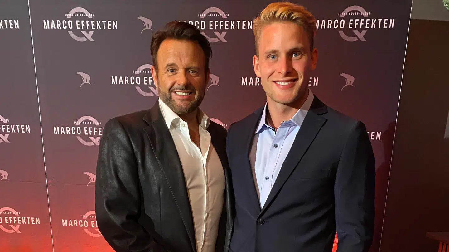 Dennis med sin unge ven, Kenneth Klok.