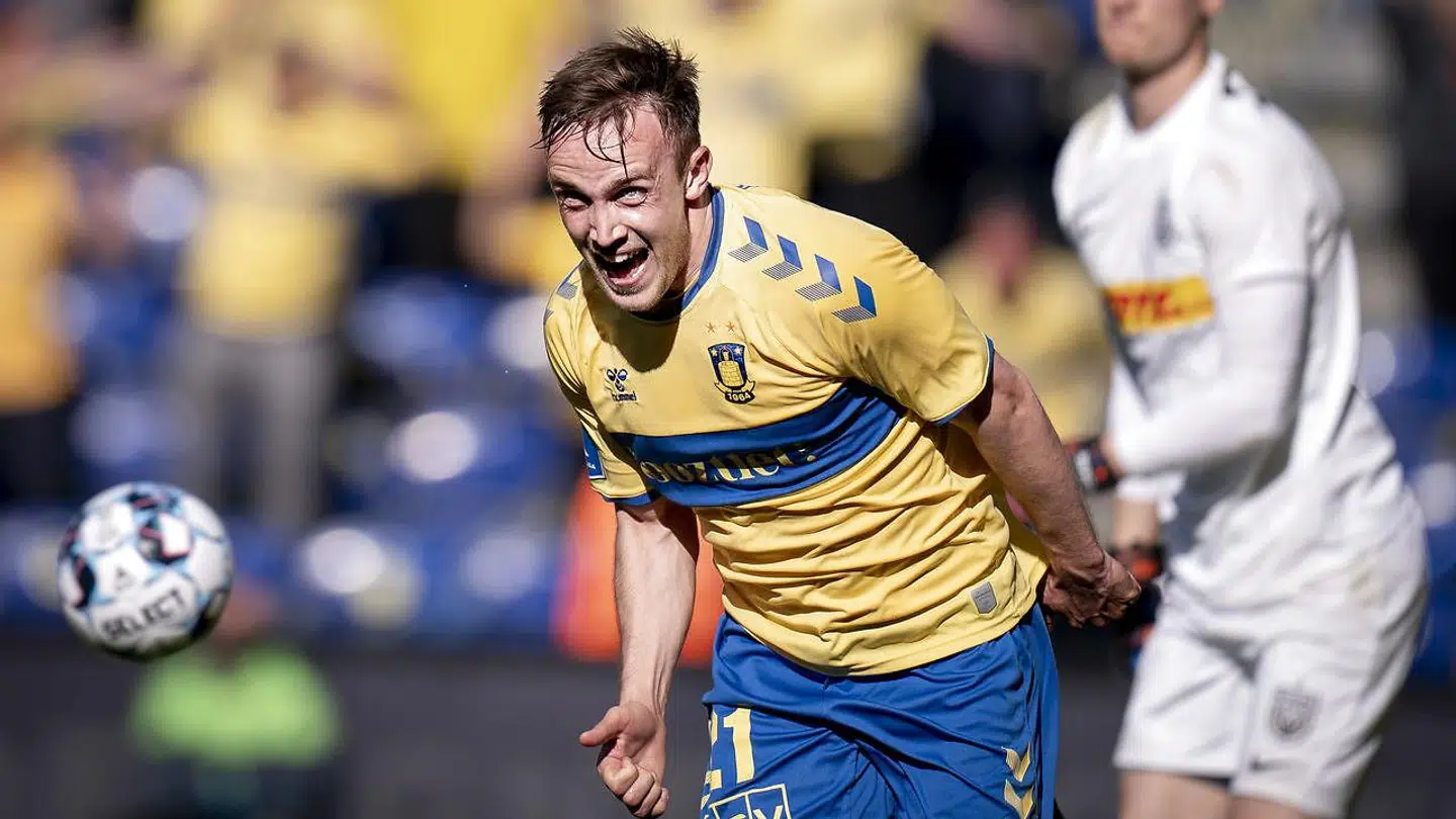 Lasse Vigen scorede til 1-0 i opgøret mod FC Nordsjælland.