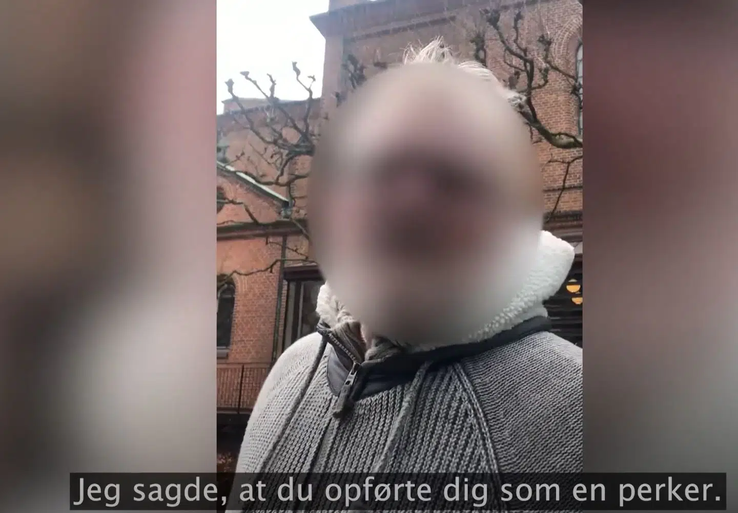 Før videoen blev optaget, kaldte manden Mohammed Sallah for perker flere gange. Det fortælller Mohammed, som arbejder for Post Nord.
