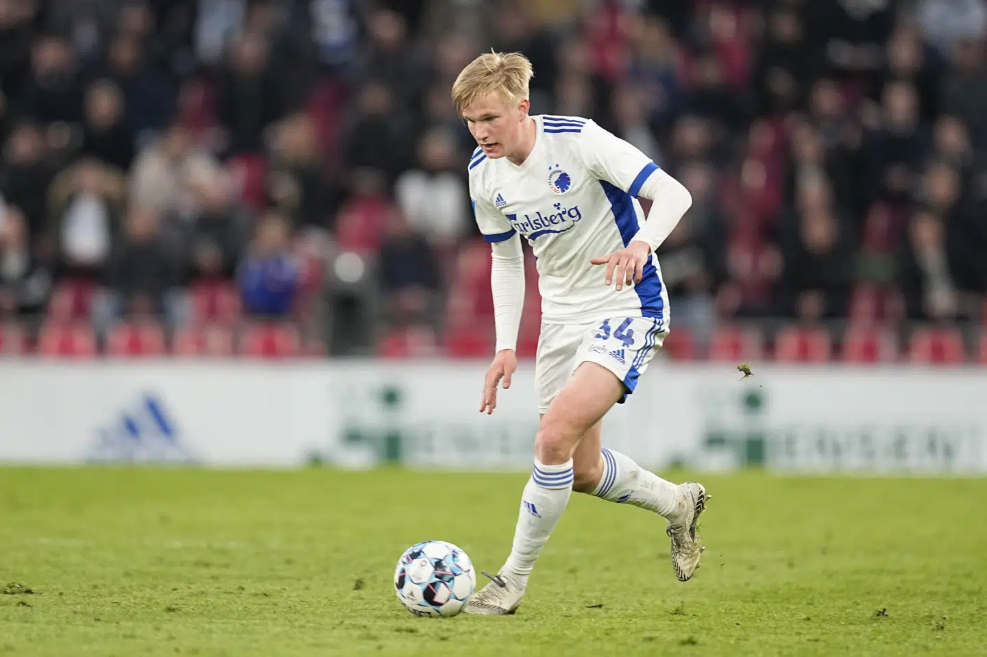 Victor Kristiansen har fået flere kampe i denne sæson for FC København, som endte på en skuffende tredjeplads i Superligaen. Kim Price/Ritzau Scanpix