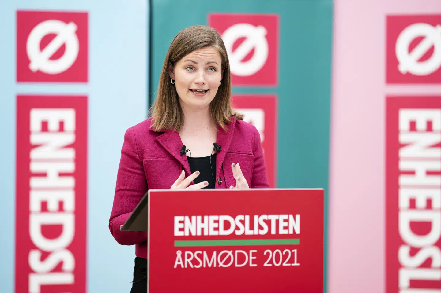 Politisk ordfører for Enhedslisten, Mai Villadsen, er glad for regeringens nye udspil om grønnere byer. Claus Bech/Ritzau Scanpix