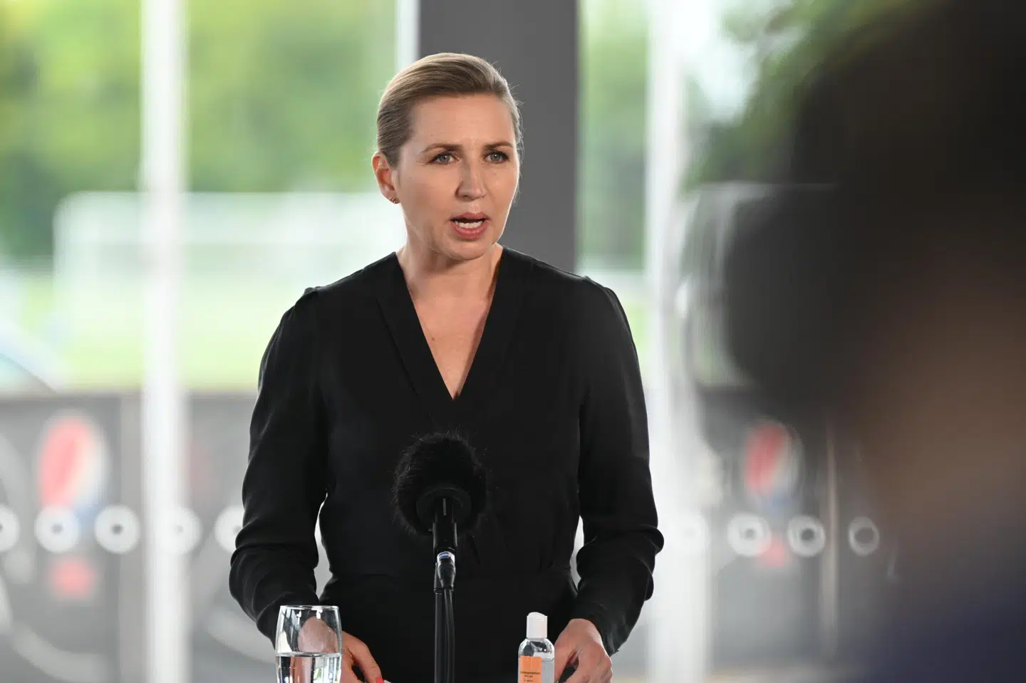 Statsminister Mette Frederiksen (S) skulle onsdag forholde sig til de skrottede planer om et nyt udrejsecenter på Langeland. Philip Davali/Ritzau Scanpix