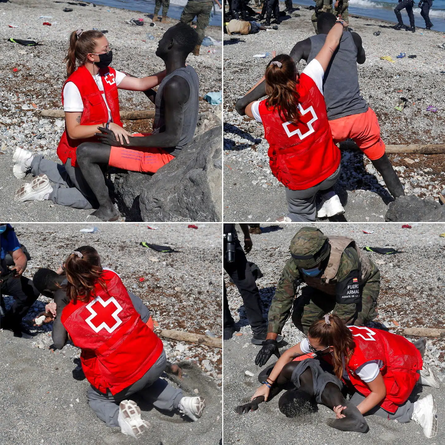 Her ses flere øjeblikke med Luna Reyes og migranten, hvor man kan se, hvad der også skete.