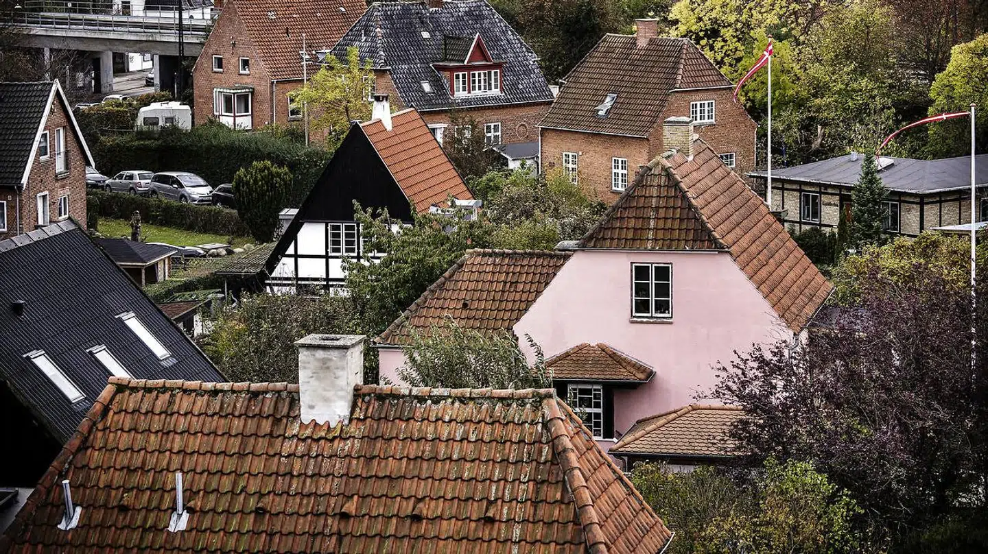 Boligejere i Region Hovedstaden står til at tjene flest penge på stigningerne. Her er det kvarter i Brønshøj.