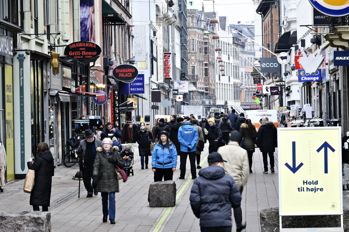 Salget i den danske detailhandel er faldet fra marts til april. (Arkivfoto) Philip Davali/Ritzau Scanpix
