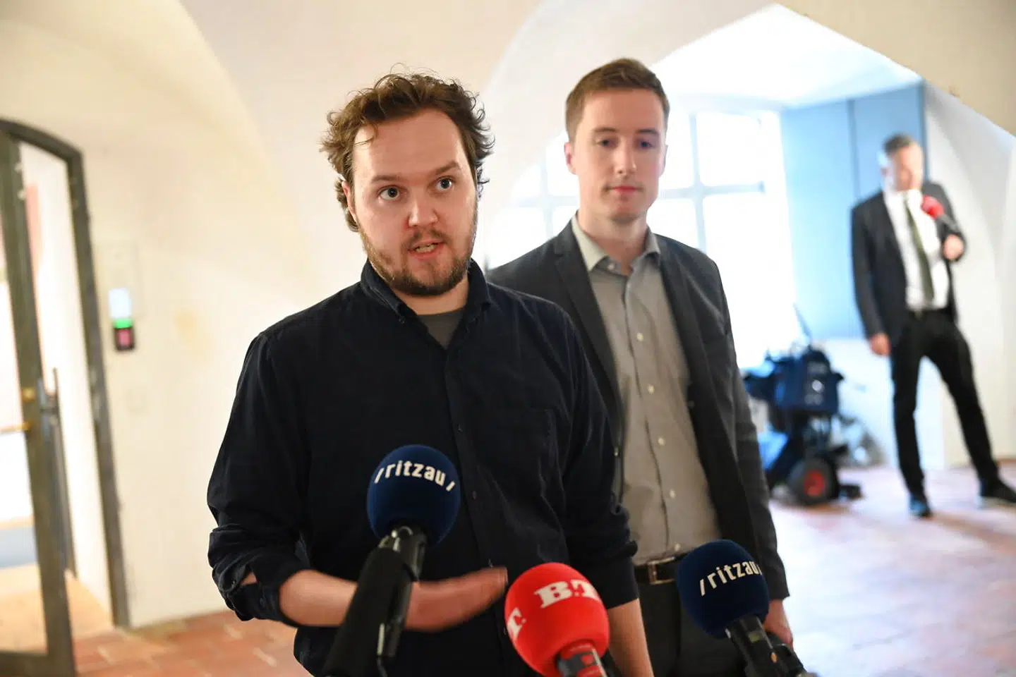 Udlændinge- og integrationsminister Mattias Tesfaye (S) indkalder partiernes udlændingeordførere til møde om udrejsecenteret på Langeland, i Udlændinge- og Integrationsministeriet i København tirsdag den 25. maj 2021.