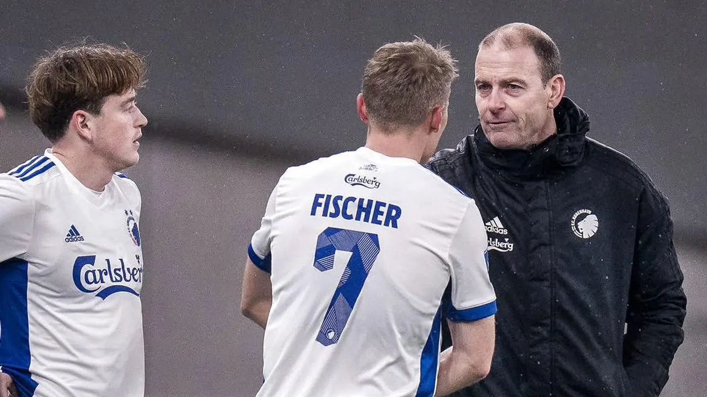 Det er ikke blevet til meget spilletid for Nicolaj Thomsen (tv.) i denne sæson.