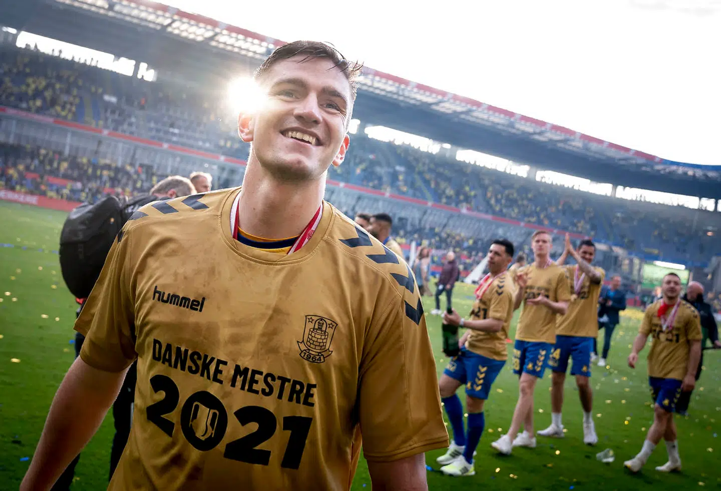 Brøndbys Mikael Uhre efter superligakampen mellem Brøndby IF og FC Nordsjælland på Brøndby Stadion, mandag den 24 maj 2021. (Foto: Liselotte Sabroe/Ritzau Scanpix)