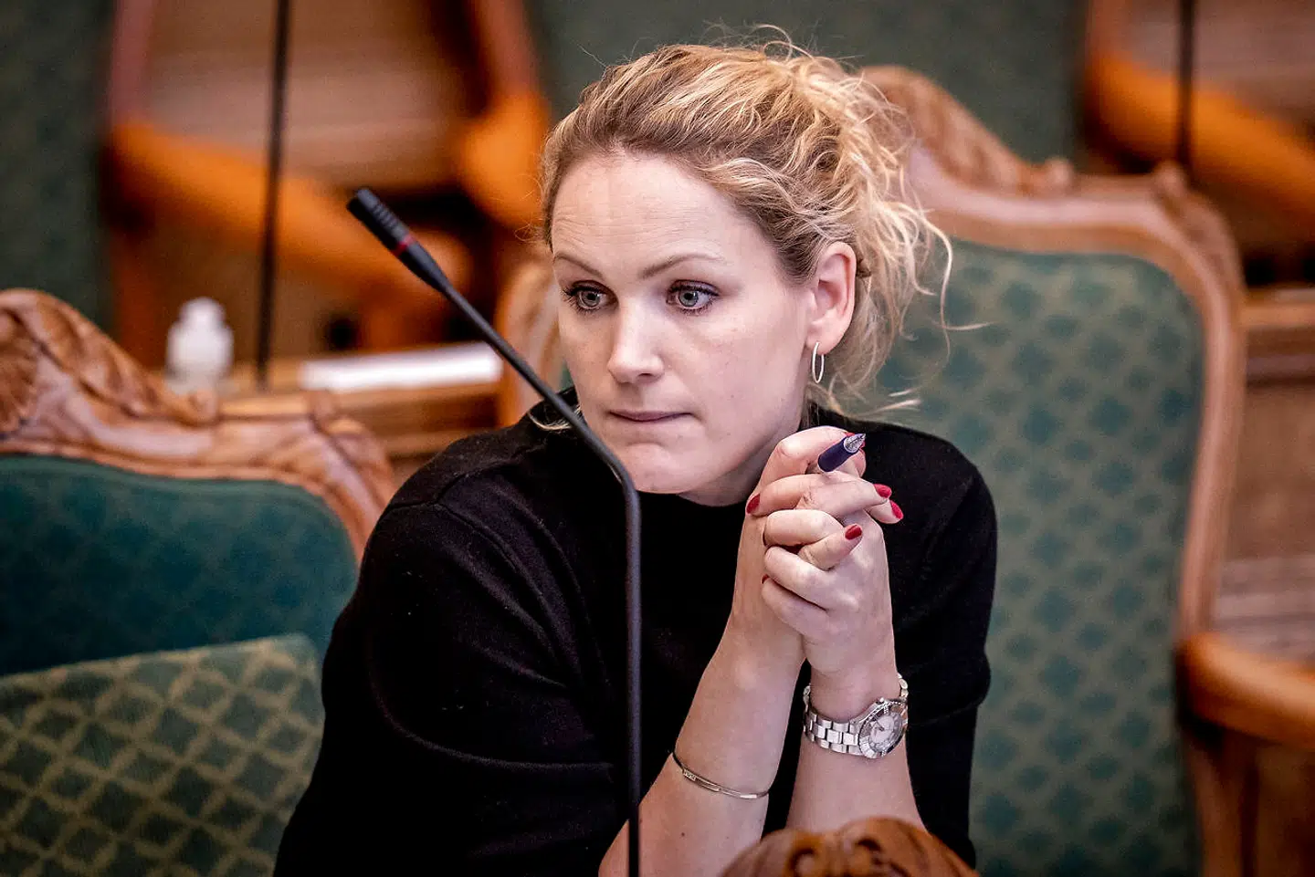 Enhedslistens Pernille Skipper under møde i Folketingssalen tirsdag 19. januar 2021.