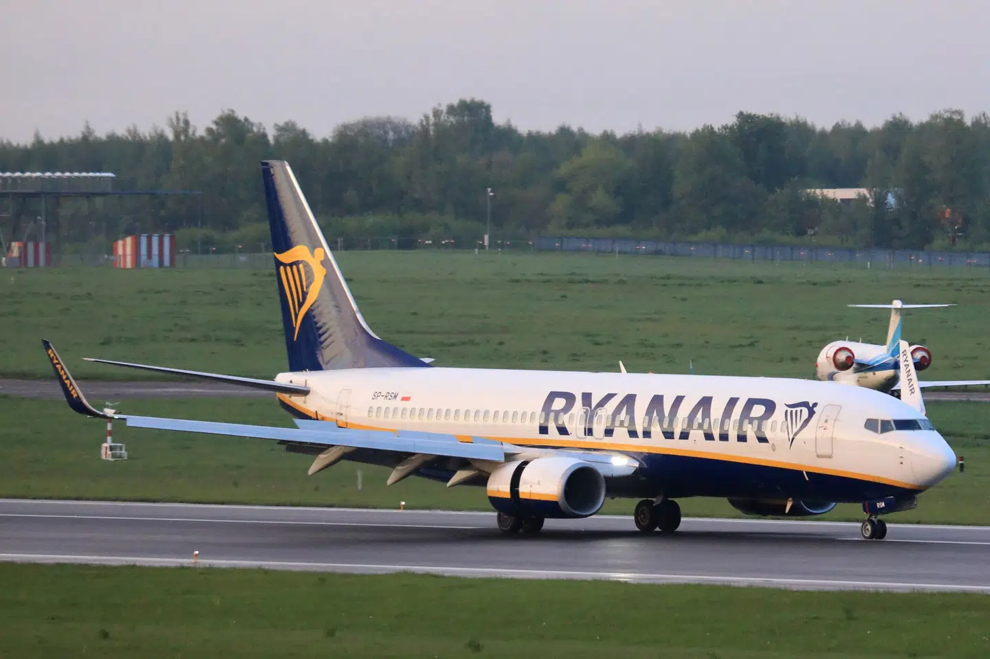 Et Ryanair-fly var på vej mellem EU-landene Grækenland og Litauen, da det blev tvunget til jorden af Hviderusland. Petras Malukas/Ritzau Scanpix