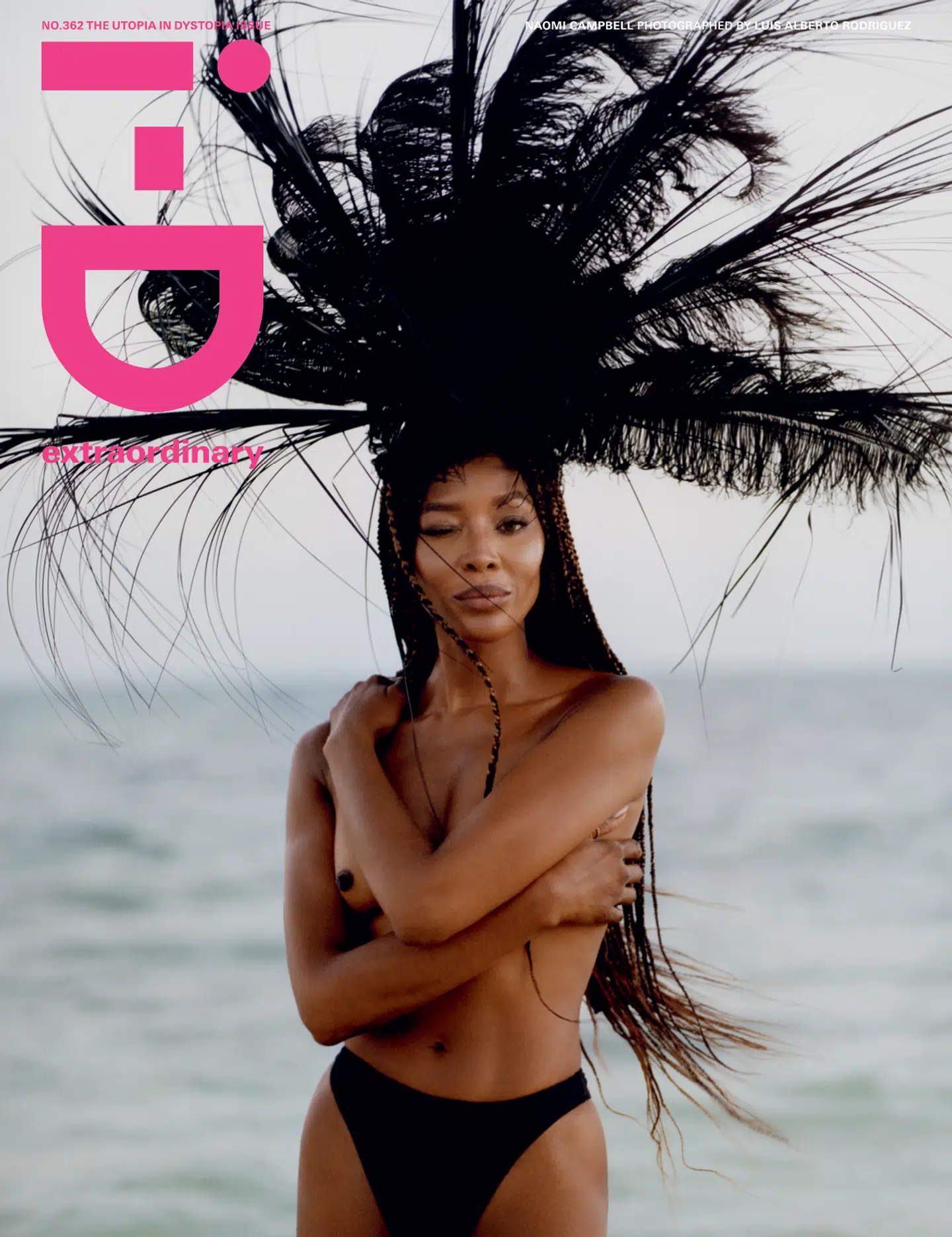 Naomi Campbell på forsiden af ID Magazine i marts 2021.