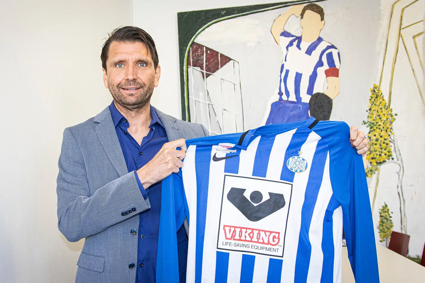 Peter Hyballa blev mandag præsenteret som cheftræner for Esbjerg. Esbjerg fB/Free