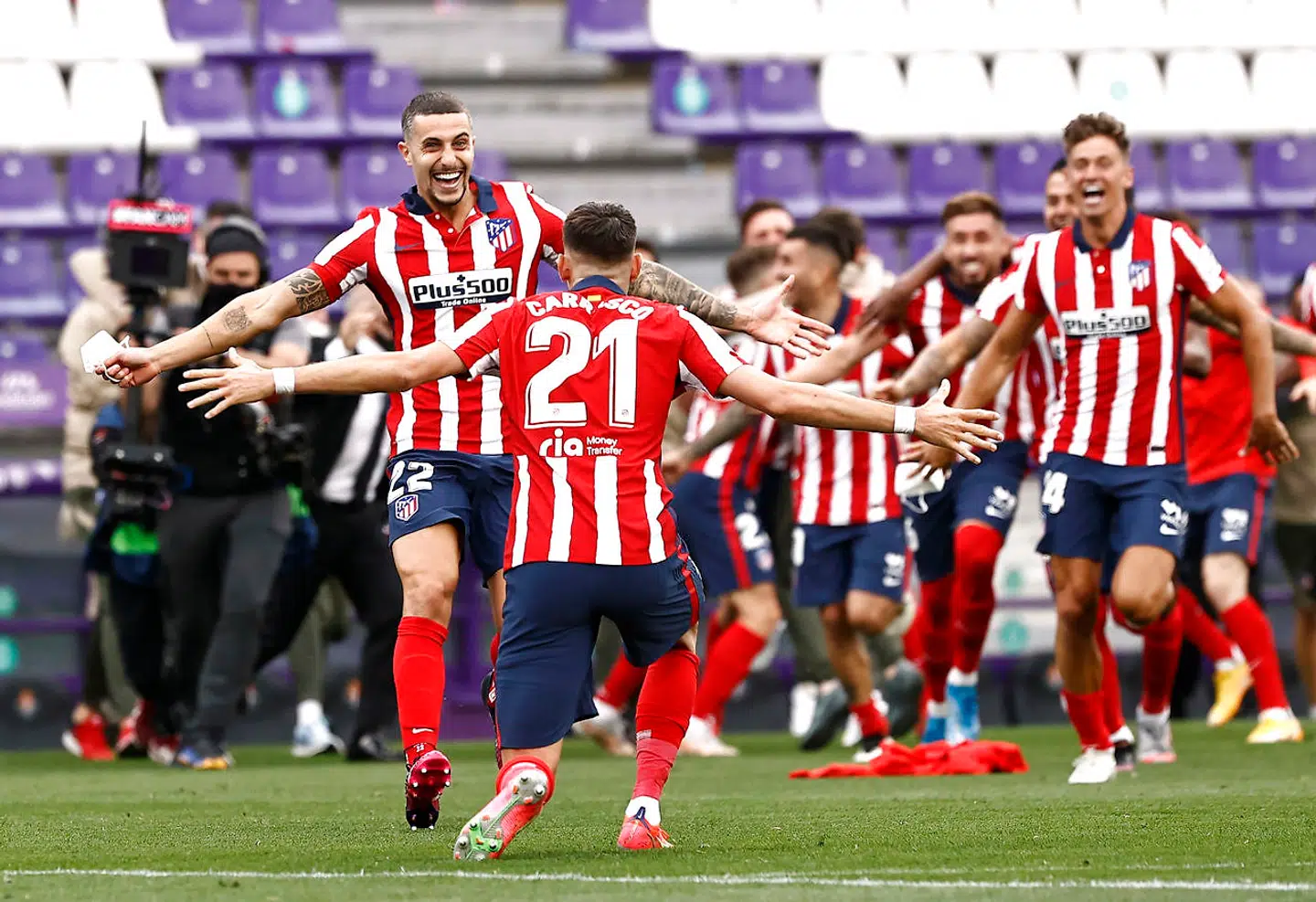 Atlético Madrid er vinder af La Liga 2020/2021 foran Real Madrid.