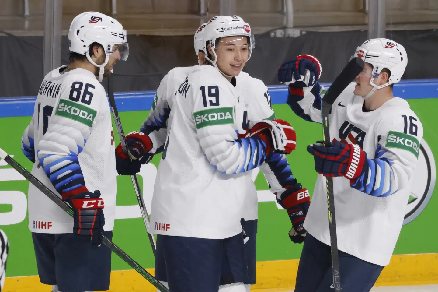 Finland slog USA i sin første kamp ved VM. Vasily Fedosenko/Reuters