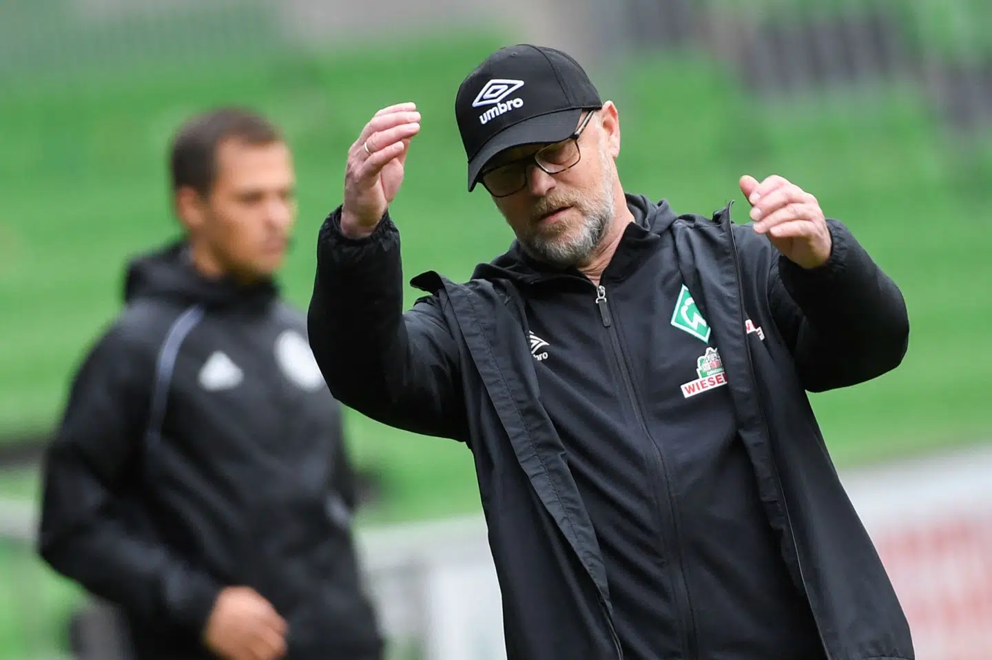 Thomas Schaaf overtog trænerposten i Werder Bremen inden sidste runde, men han kunne ikke redde klubben fra nedrykning. Fabian Bimmer/Ritzau Scanpix