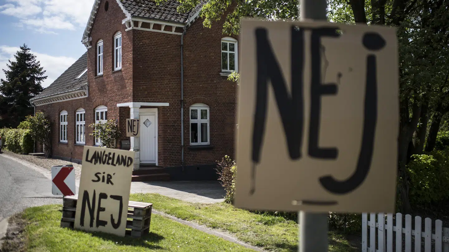 Beboerne på Langeland vil meget gerne slippe for, at et nyt udrejsecenter placeres på øen. (Arkivfoto) Tim Kildeborg Jensen/Ritzau Scanpix