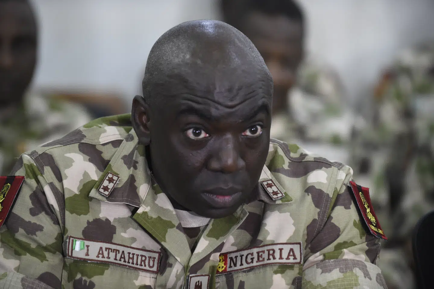 General Ibrahim Attahiru blev i januar udpeget til ny hærchef i Nigeria, der har store udfordringer i form af militante grupper som Boko Haram, der står bag utallige voldelige angreb. (Arkivfoto) Pius Utomi Ekpei/Ritzau Scanpix