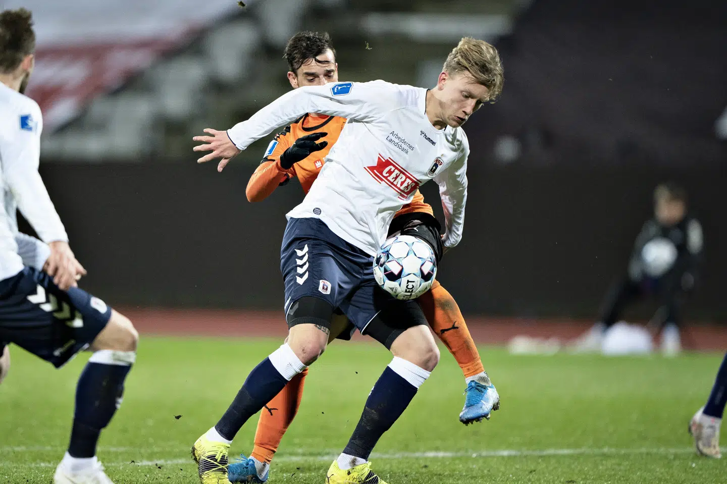 Sebastian Hausner har været udsat for tilsvininger på de sociale medier efter en fejl i kampen mod Brøndby. (Arkivfoto) Henning Bagger/Ritzau Scanpix