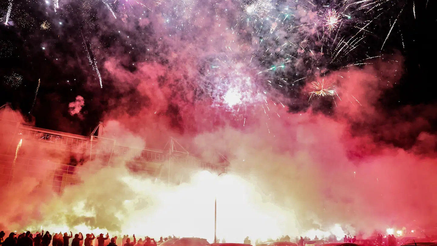 Sådan så det ud på Vestegnen natten til fredag. Foto: Steven Knap.