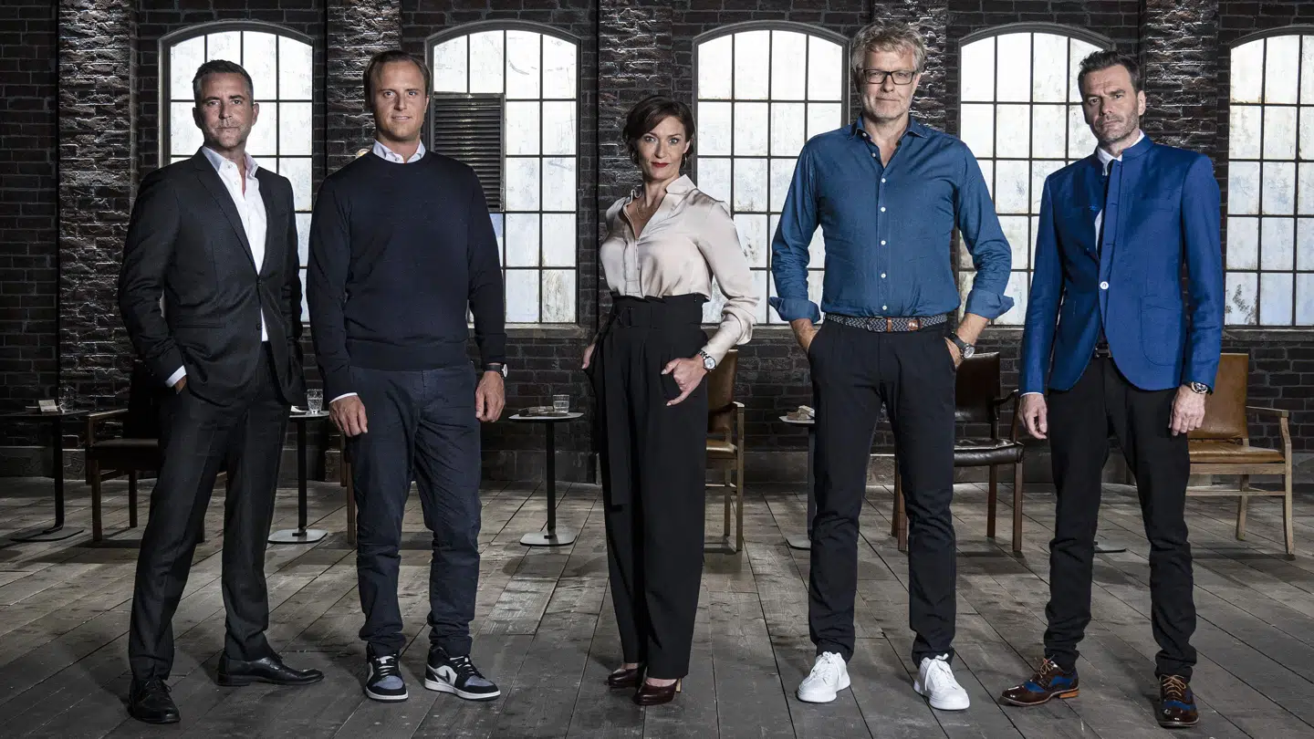 De fem løver i seneste sæson af 'Løvens hule'..