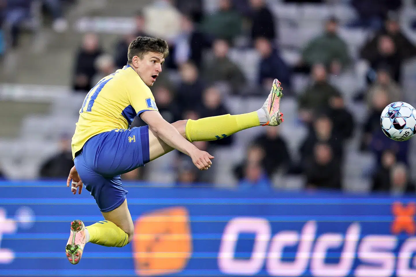 Mikael Uhre blev torsdag kåret som forårets profil i Superligaen af ligaens trænere. Henning Bagger/Ritzau Scanpix
