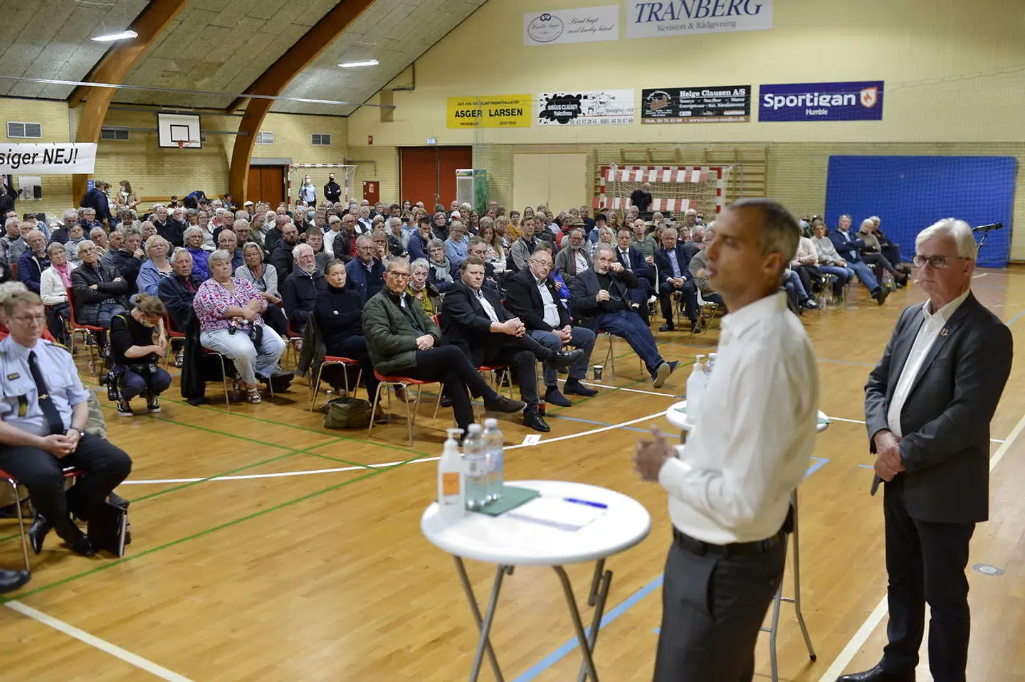 Udlændinge- og integrationsminister Mattias Tesfaye besøger det planlagte udrejsecenter Holmegaard og mødes efterfølgende med beboere på Langeland torsdag den 20. maj 2021.