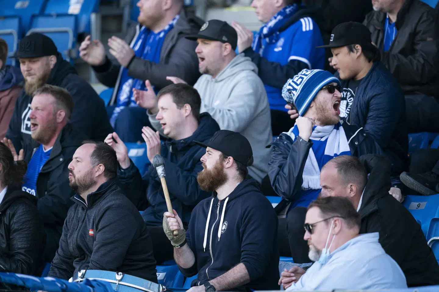 Lyngbys fans kan se frem til at se et hold i den næstbedste danske fodboldrække med en del gengangere fra denne sæson, hvis det står til klubbens ledelse. Claus Bech/Ritzau Scanpix